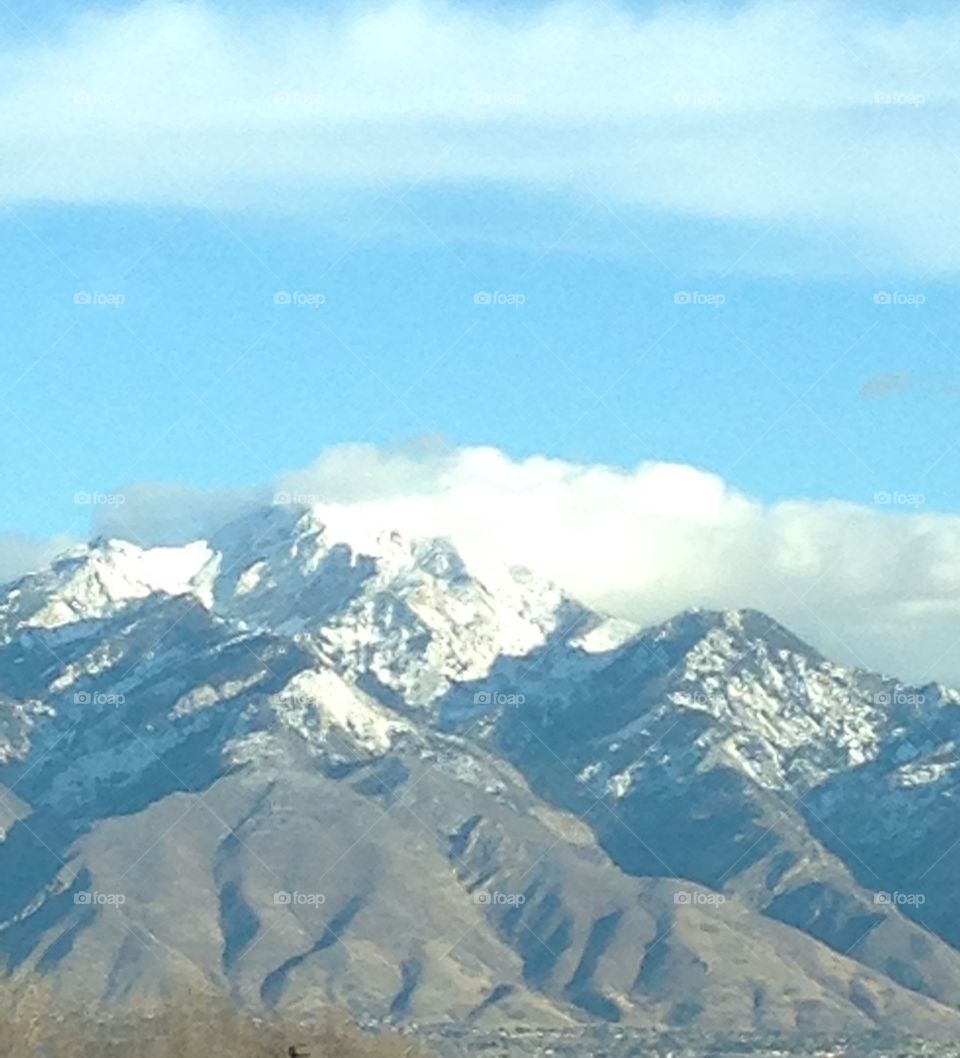 Snow cap mountains 