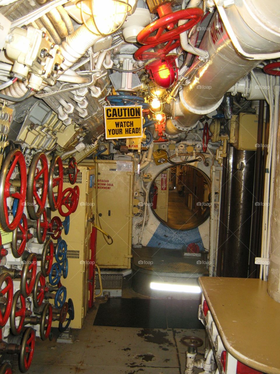 inside a submarine