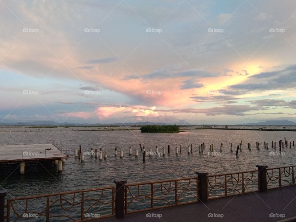 Sunset by the Lakeshore