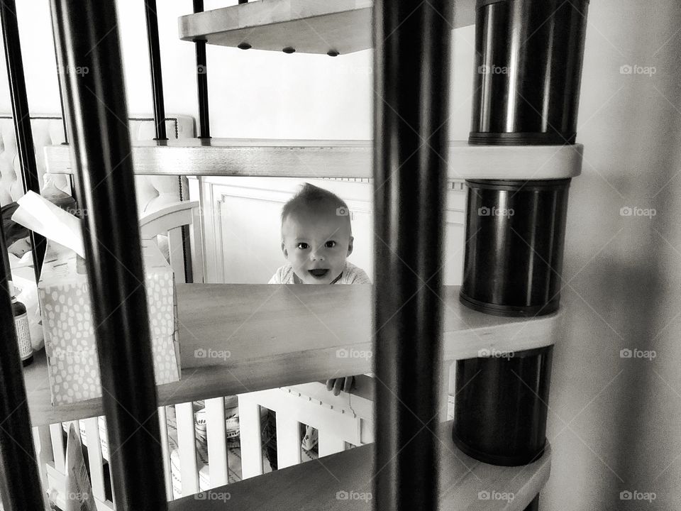 Little fella wakes up 