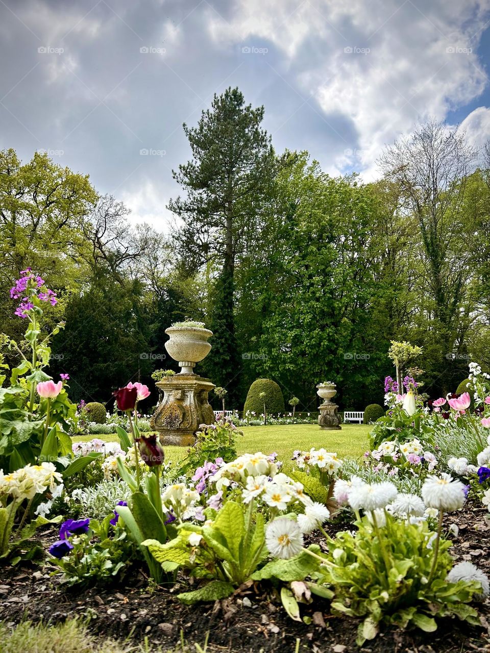 Chemonceau park , France April 2023 . 