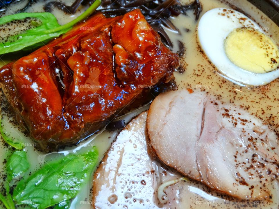 Gourmet Ramen Soup With Pork Belly