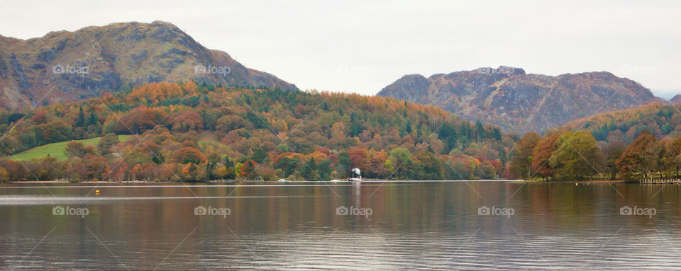 lake coniston lake fall autumn by pandahat