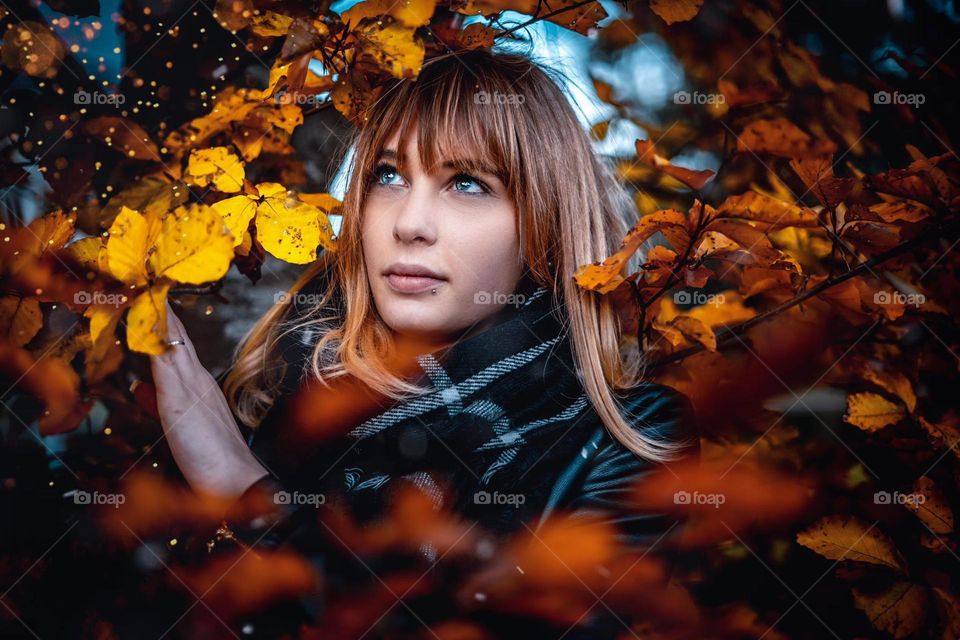 Beautiful Woman Outdoor Portrait