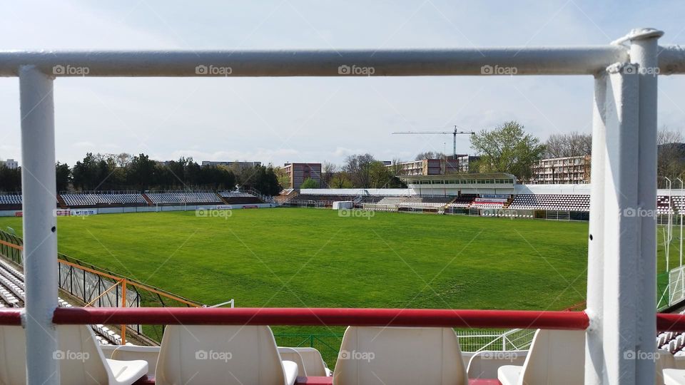 Football field RecTangle perspective