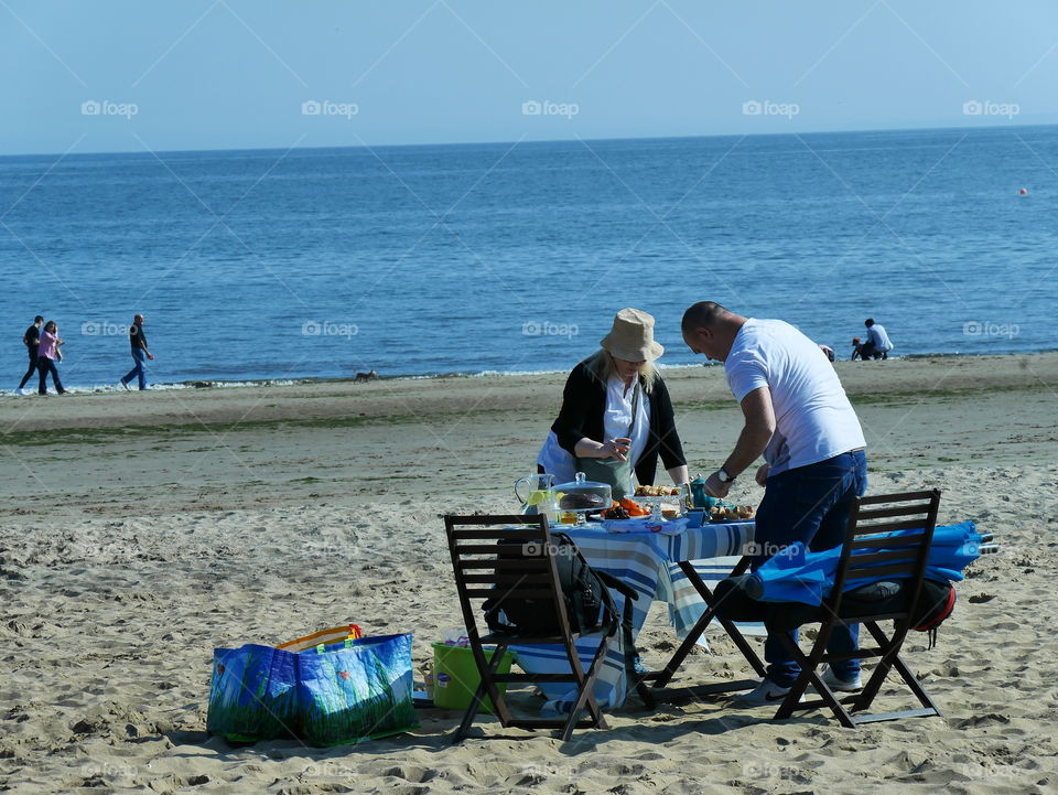 breakfast on the Beach