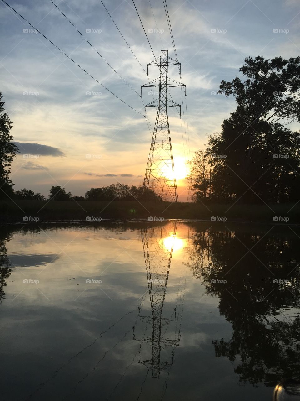 Sunset. Fishing is my life