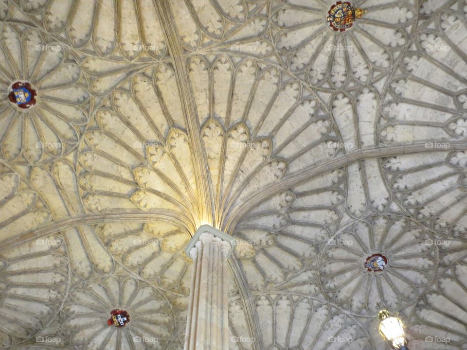 sculpted ceiling