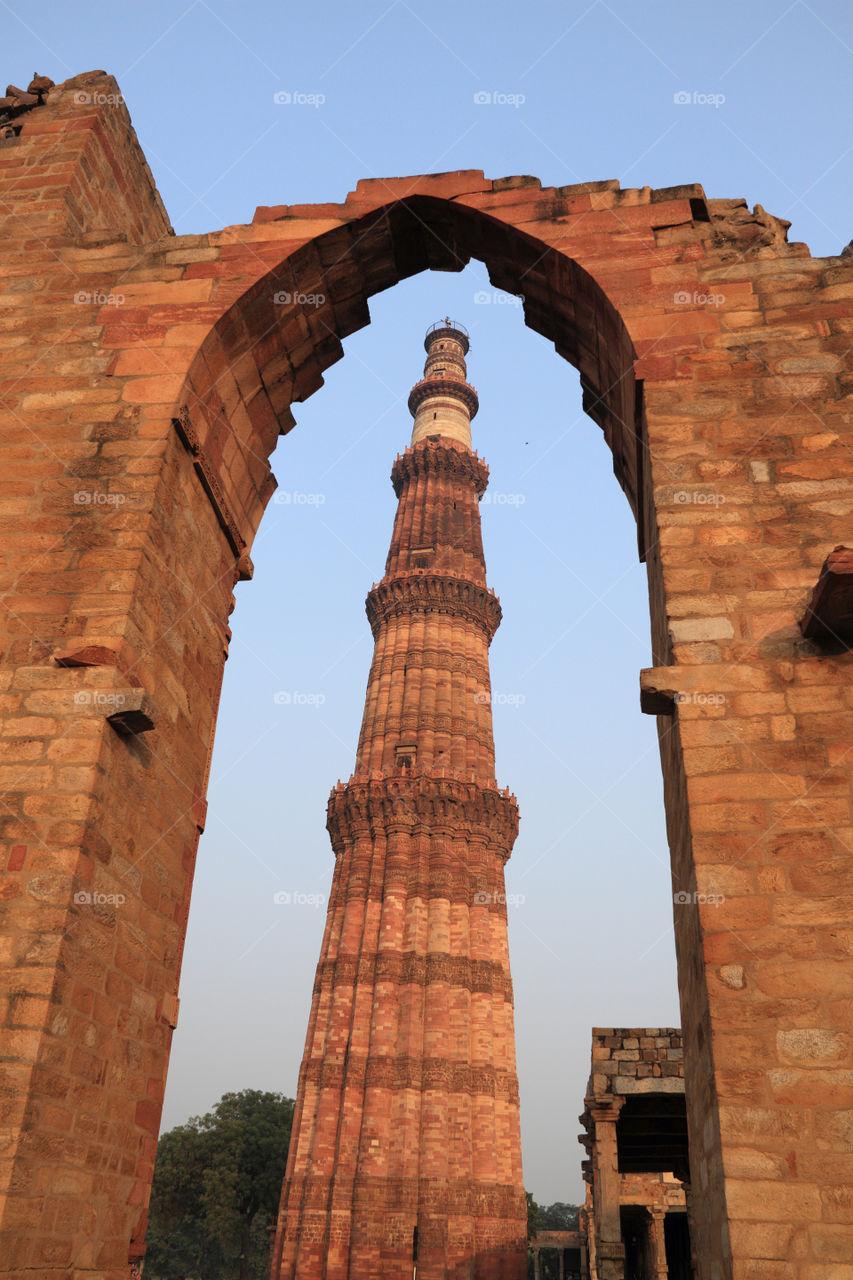 Qutub Minar in new Delhi India