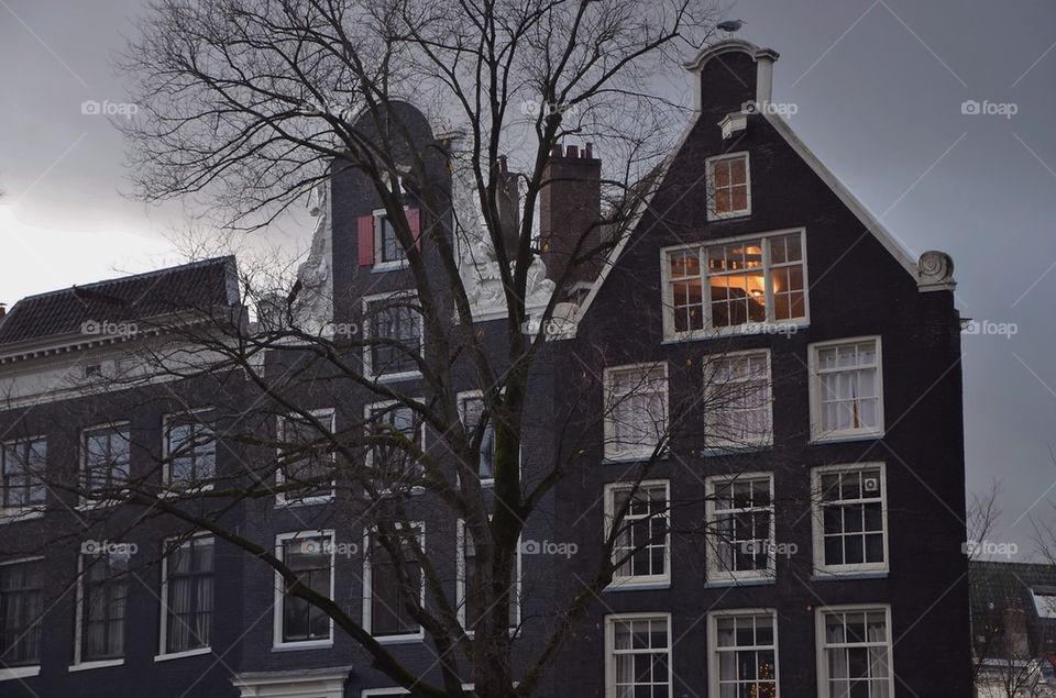 Evening at Amsterdam