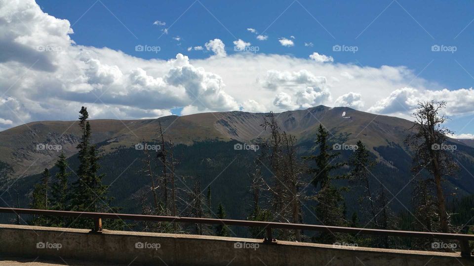 Beautiful view from the Jeep!