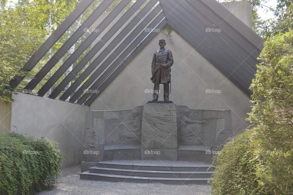 Statue at Saint-Gaudens, Cornish, NH