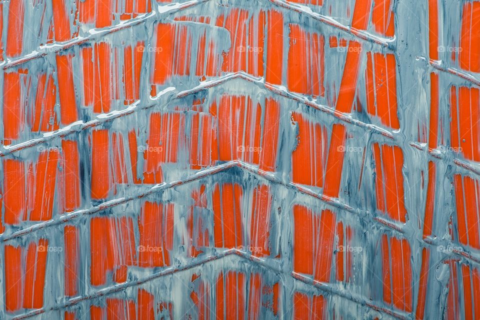 Paint in a roller tray