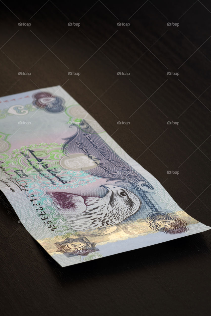 Uae United Arab Emirates currency dirham note