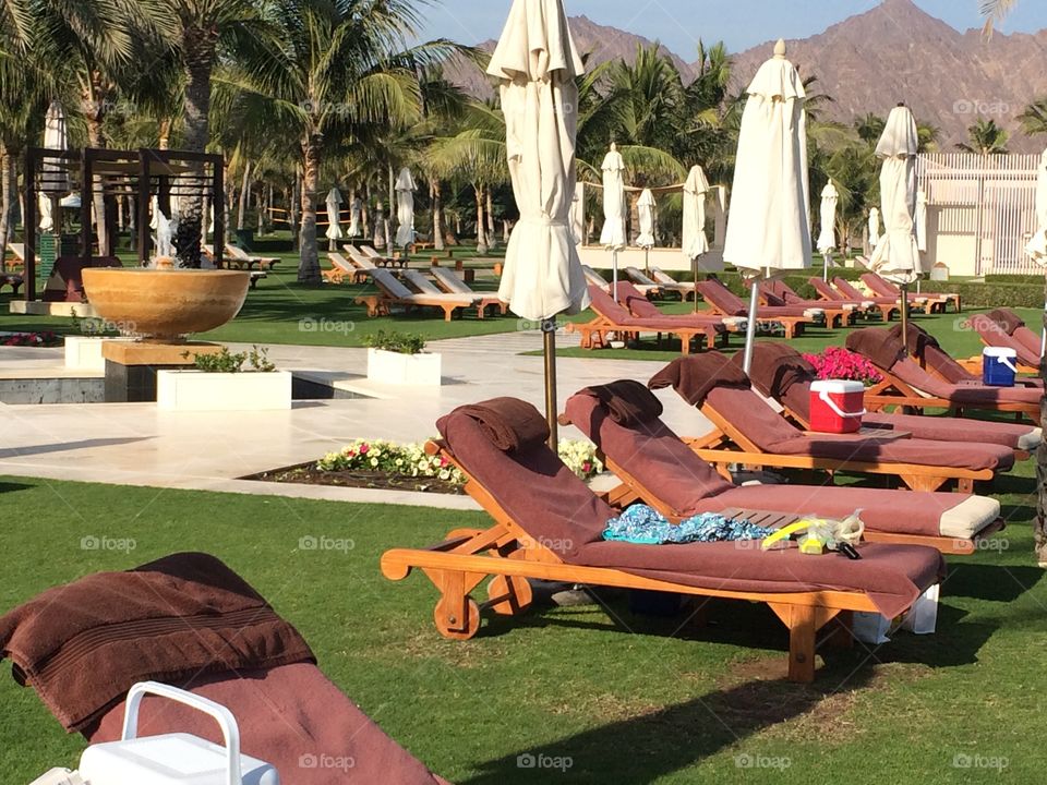 Private beach ready for summertime 