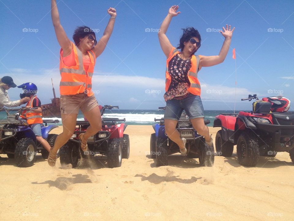 Quad biking