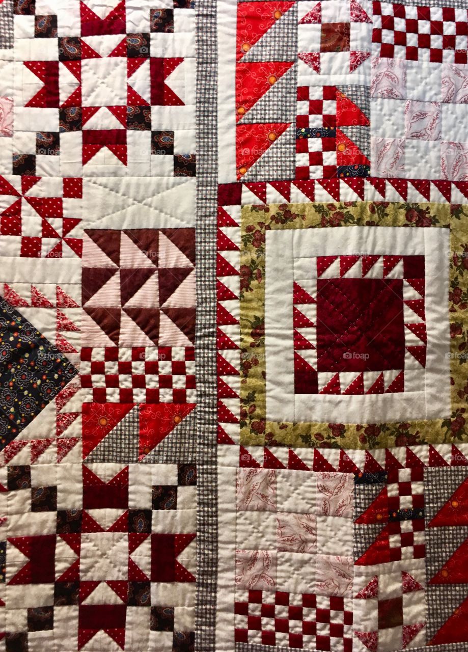 Square Quilt Background 