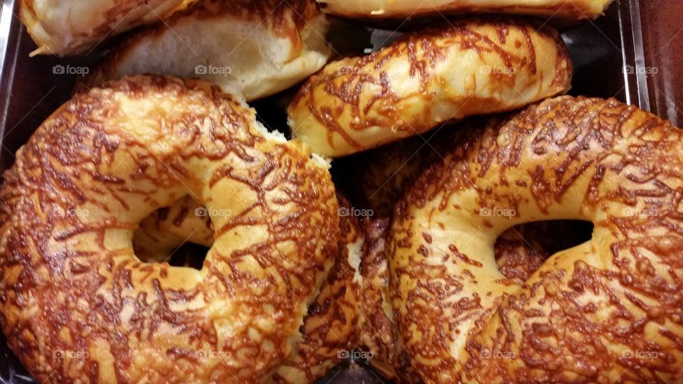 Asiago Cheese Bagels
