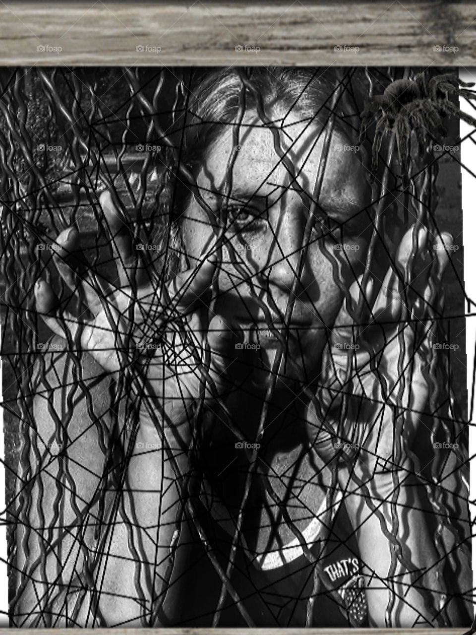 Fence, Monochrome, Desktop, Abstract, No Person