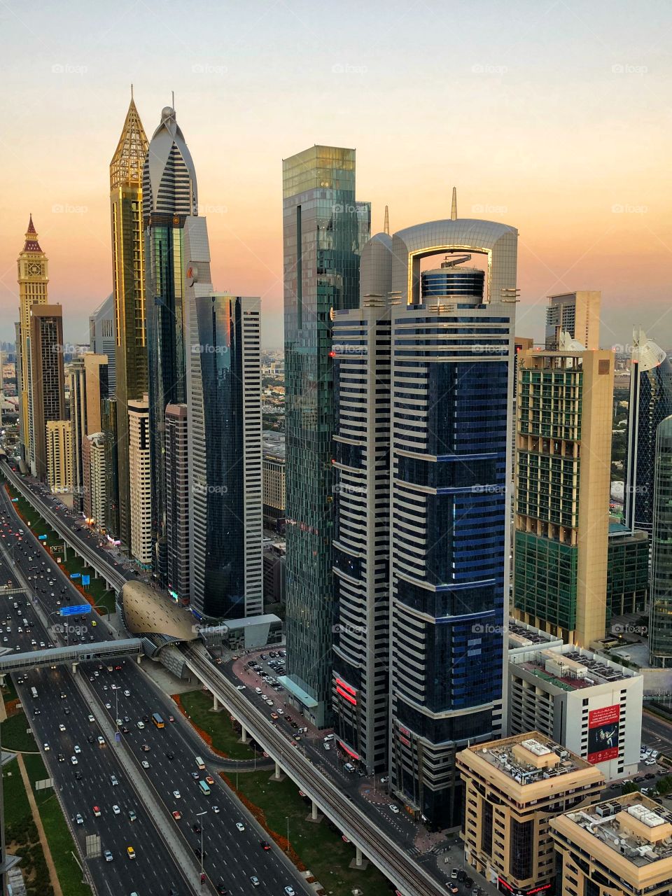 A view of downtown Dubai! 
