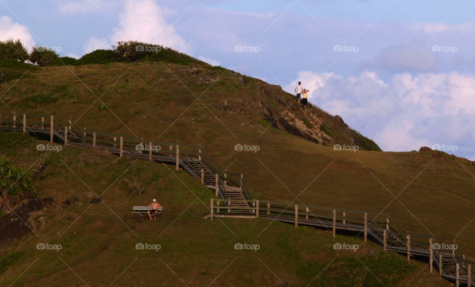 northern nsw mountains stairs tourist by botie2