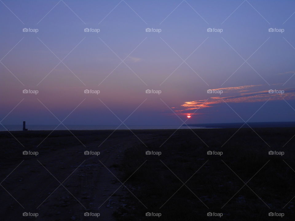 Sunset, Sea, Water, Dawn, Beach