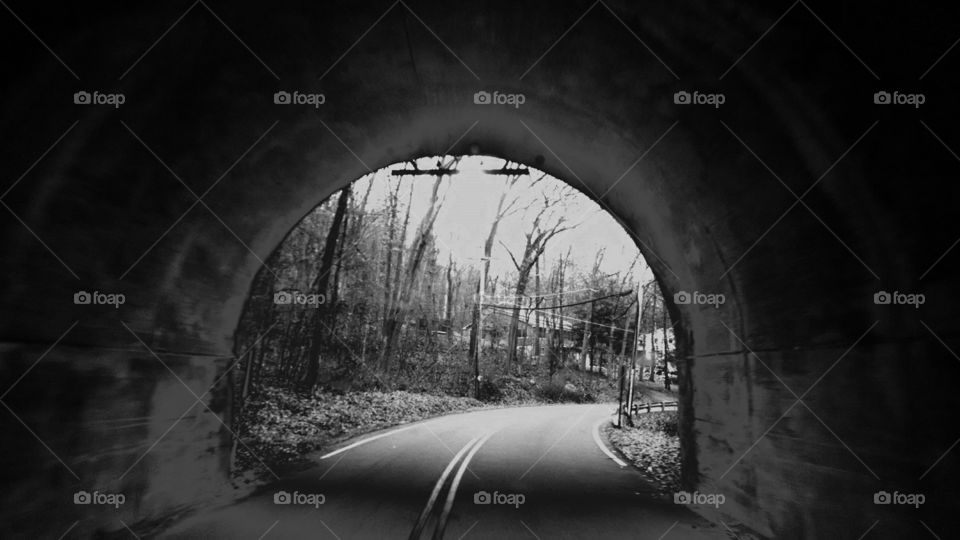 Tunnel vision. I took this pic in Byram new Jersey on 11/8/2015