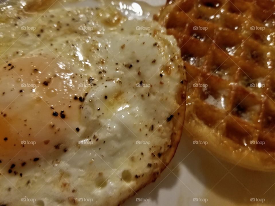 Waffle and Egg