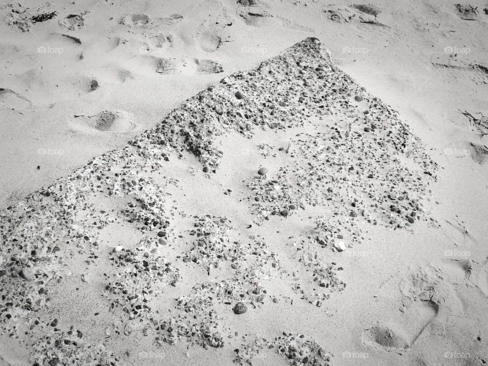 print in the sand