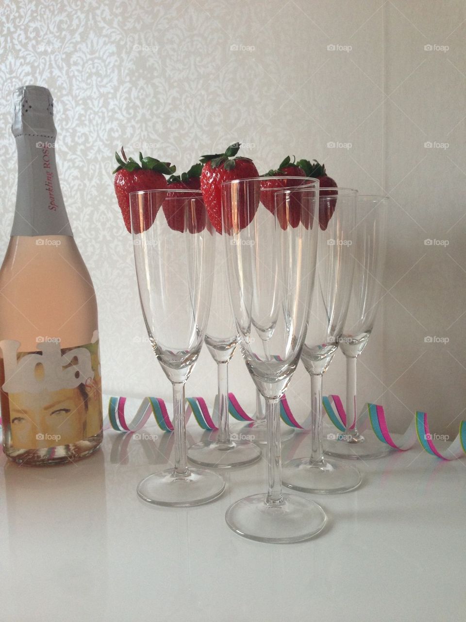 design strawberry glas jordgubbar by sj85