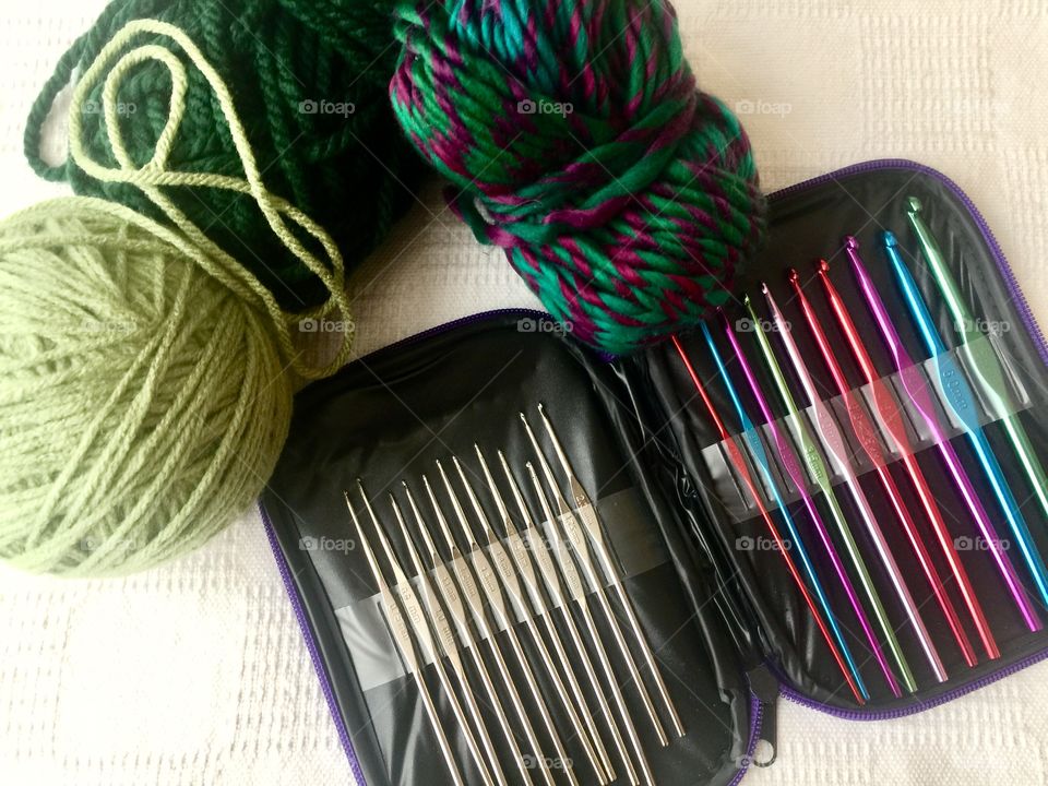 Crochet supplies