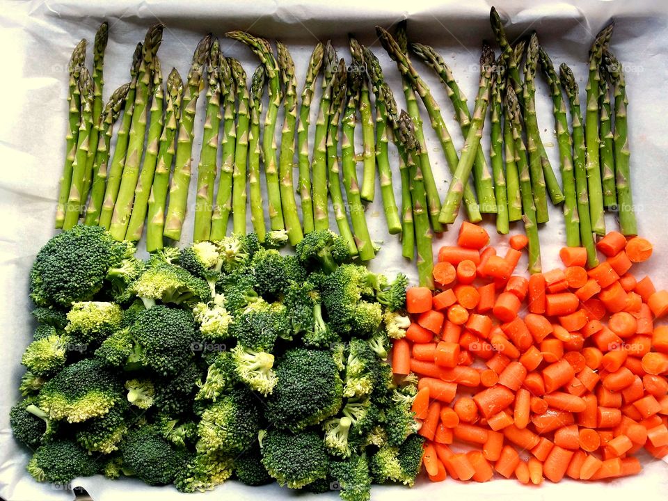 Vegetables Ready to Roast