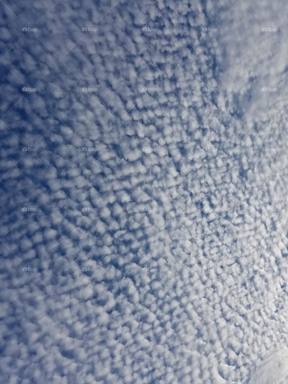 clouds in grid formation