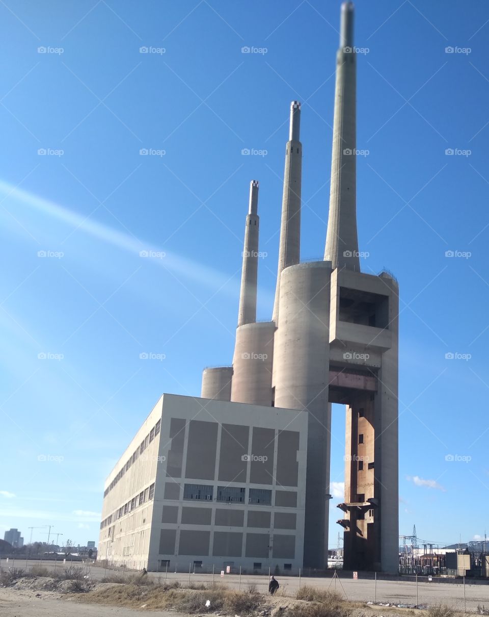 símbolo de dividir dos ciudades