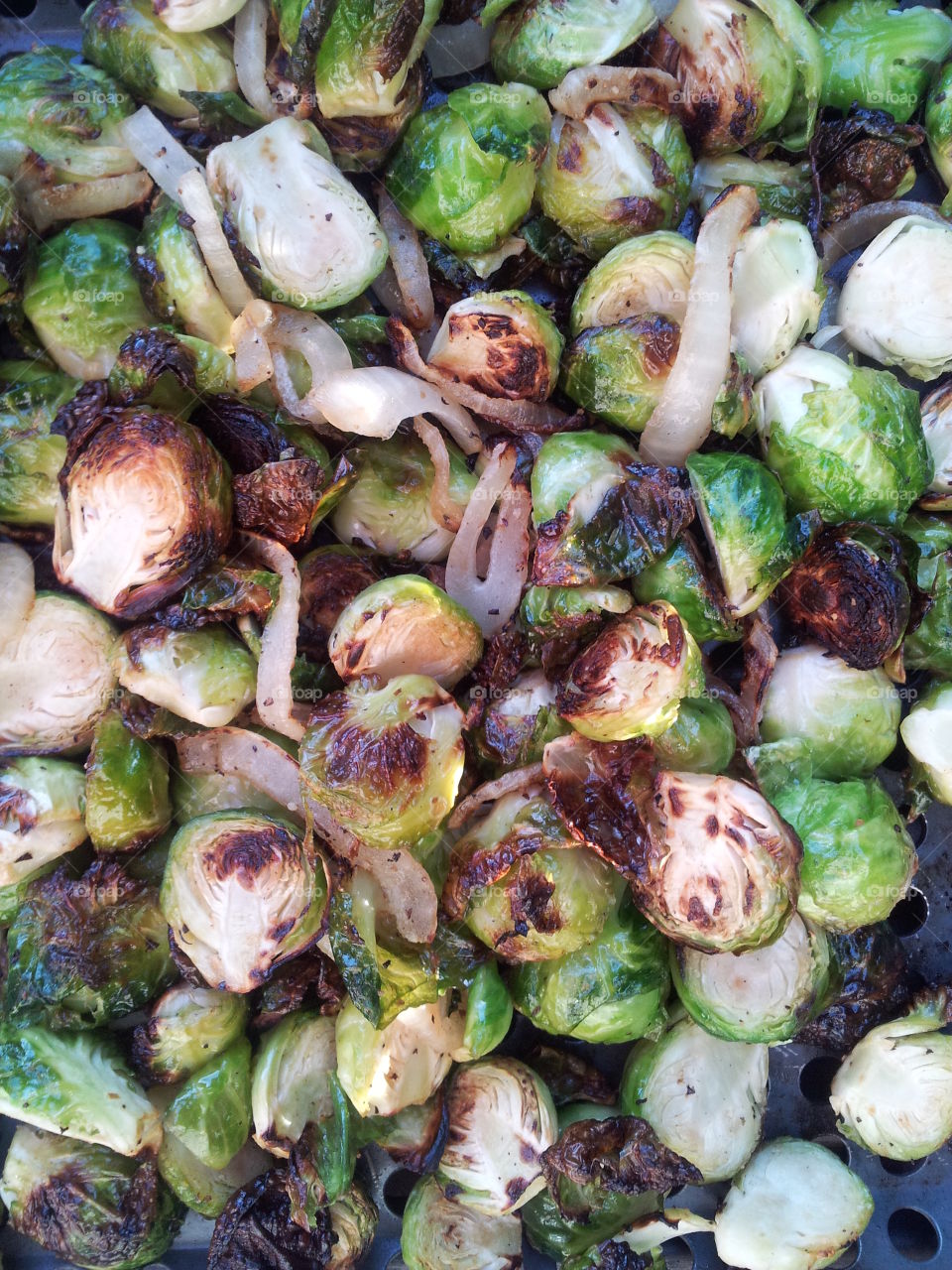 Brussel sprouts on the grill