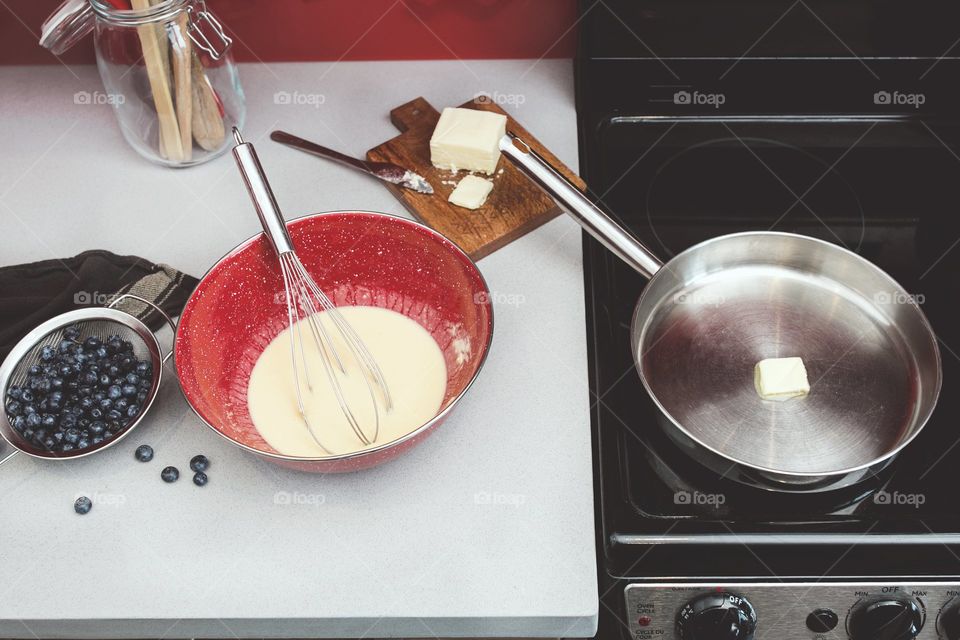 preparing the dishes