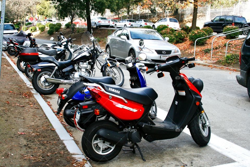 Motorcycle parking 