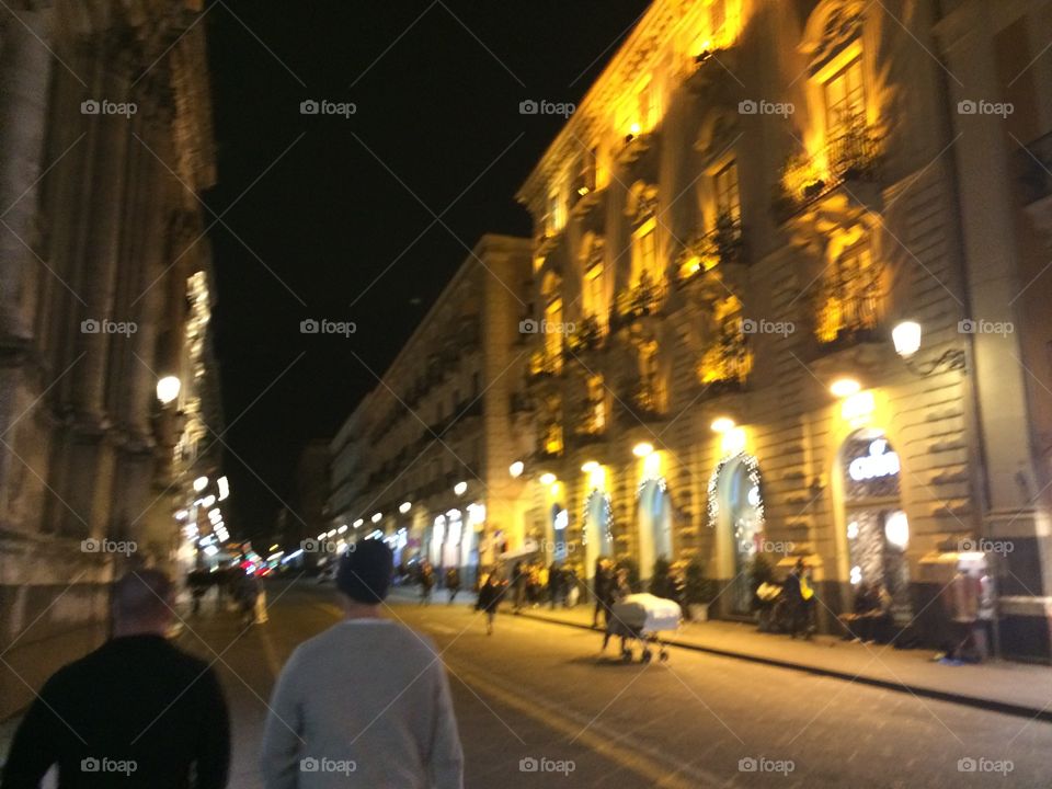 Night time in Sicily 