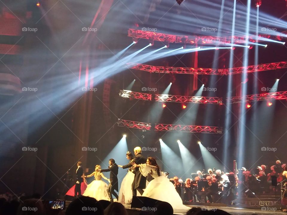 Introducing the crowds revolution! rock opera, rock concert, concert, crowd at a concert, musicians, artists, show