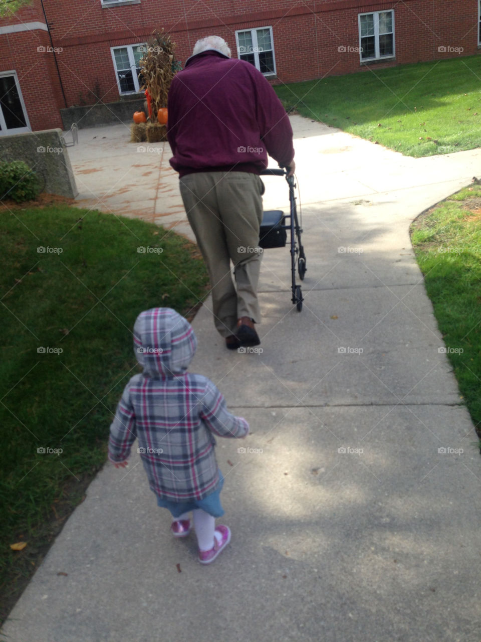 Nothing will stop him from visiting his wife at the nursing home!