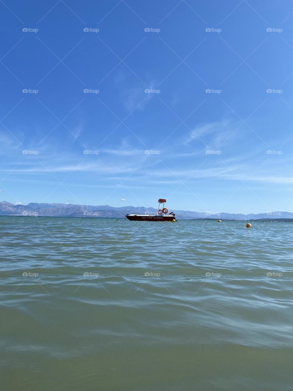 Fishing boat waiting for a ride