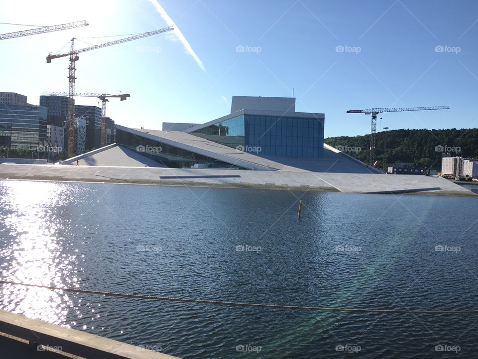 Opera house in Oslo, Norway