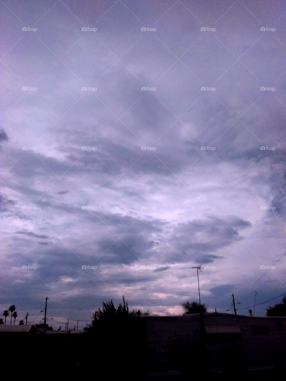 Monsoon clouds in Arizona