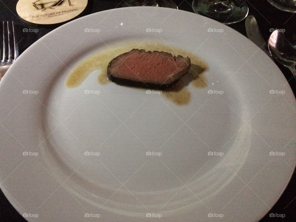 Slice of steak