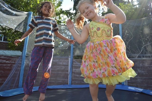 Trampoline fun