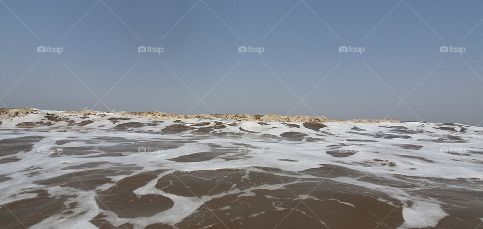 jampore beach, daman, gujarat, india