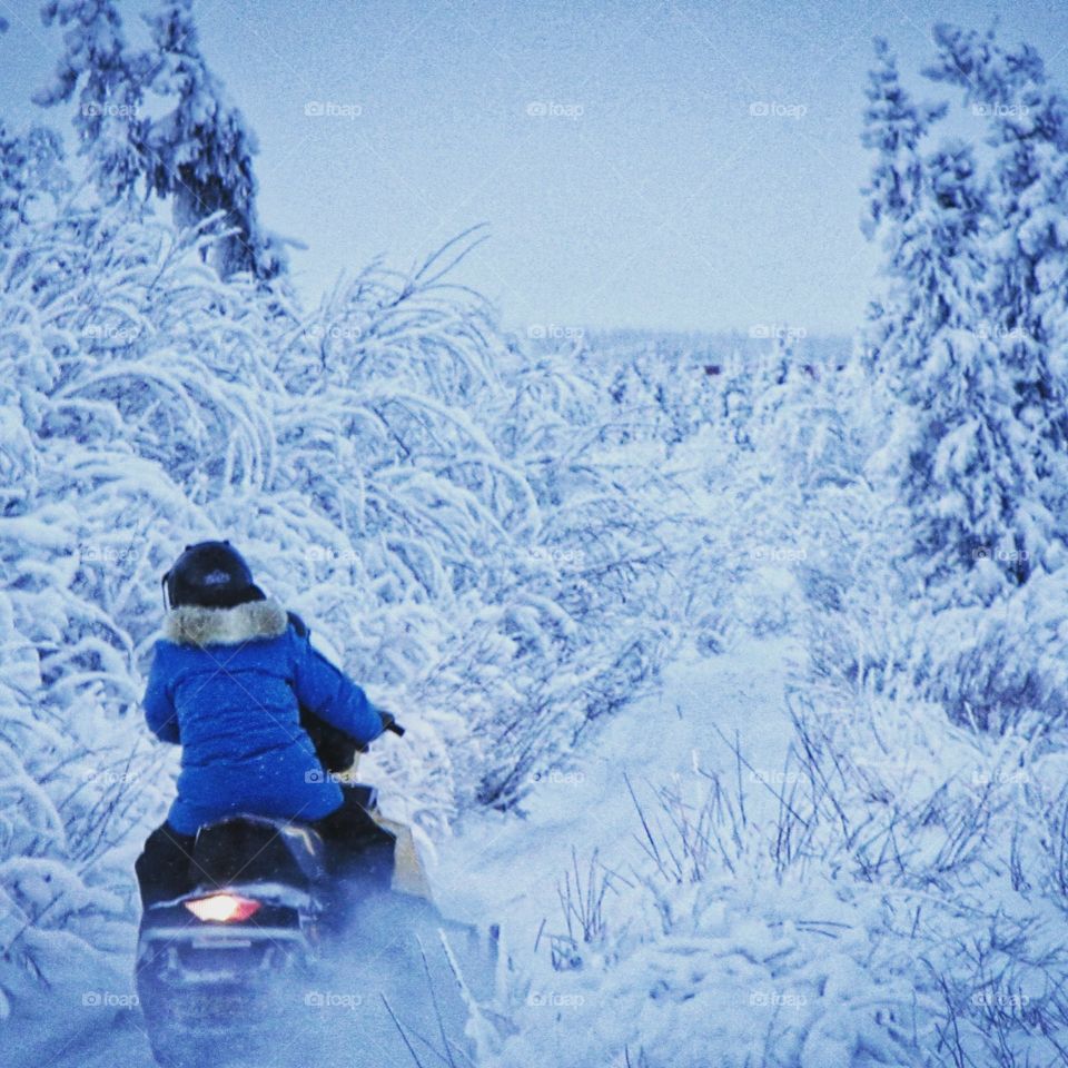 Winter trail riding! 