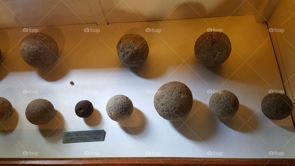 unearthed cannon balls