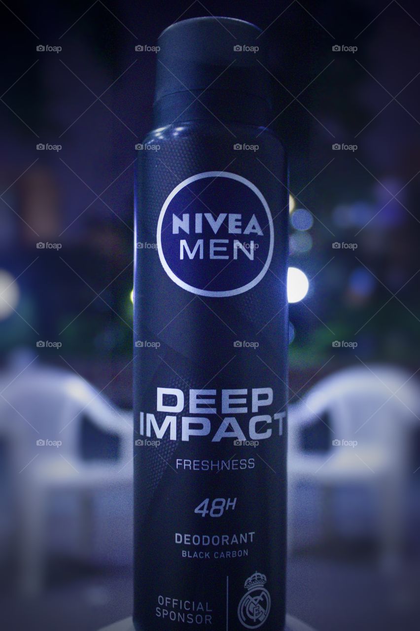 Nivea Deep Impact Deo with chairs in the Background