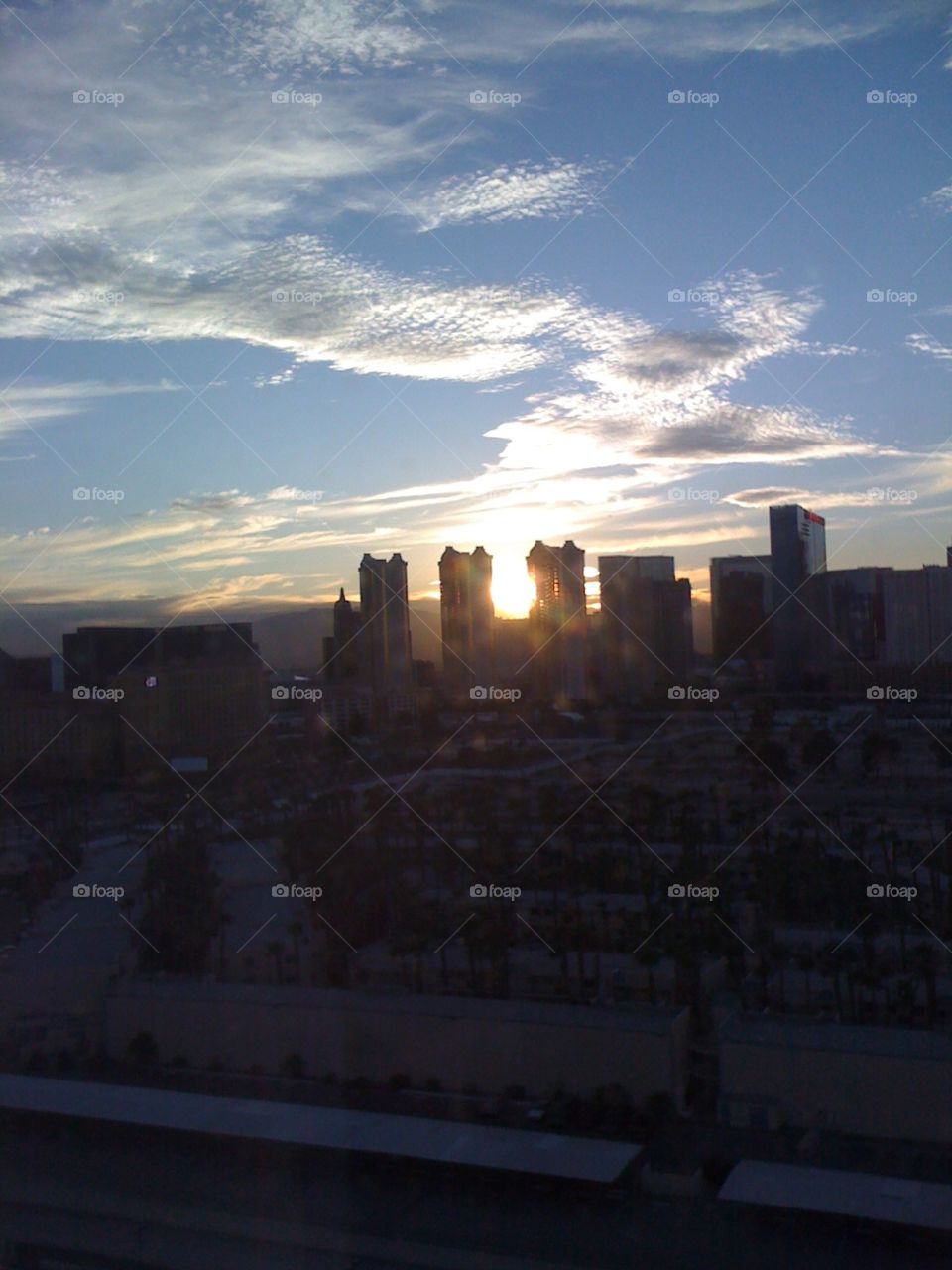 Vegas. Vegas sunrise